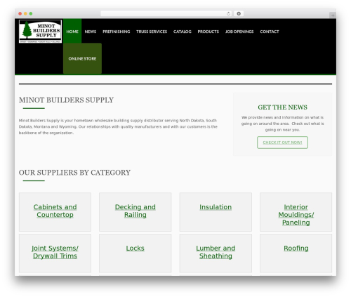 Flat Responsive free WordPress theme - minotbuilderssupply.com Flat Responsive free WordPress theme - minotbuilderssupply.com