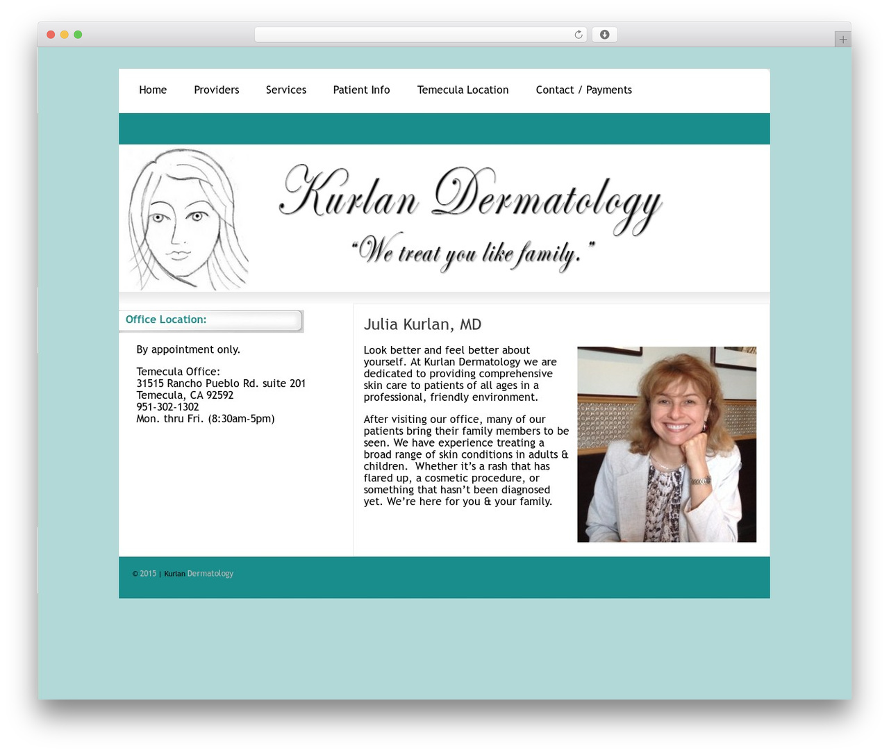 InterPhase theme WordPress - murrieta-dermatology.com