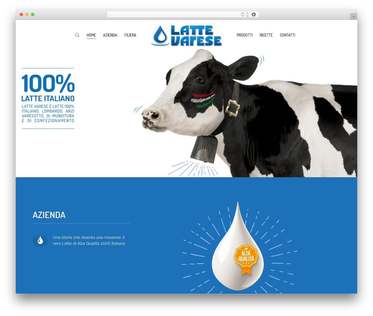 LaCuisine premium WordPress theme - lattevarese.com