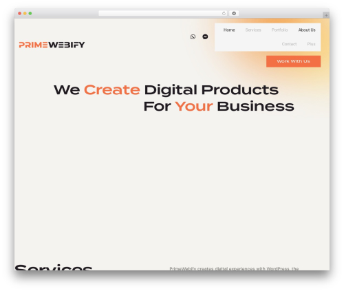 Theme WordPress Echo - primewebify.com