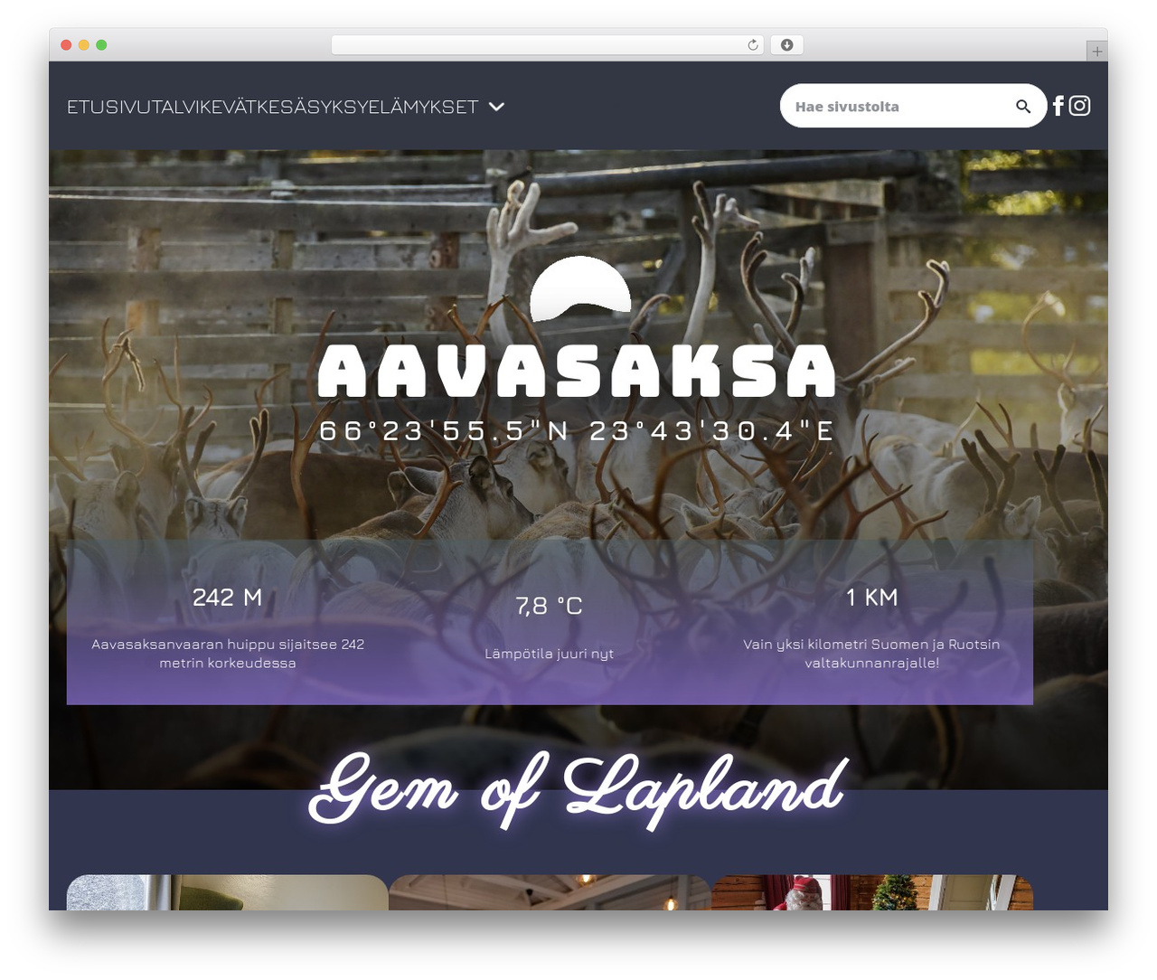 WordPress theme Breakdance Zero Theme - aavasaksa.fi