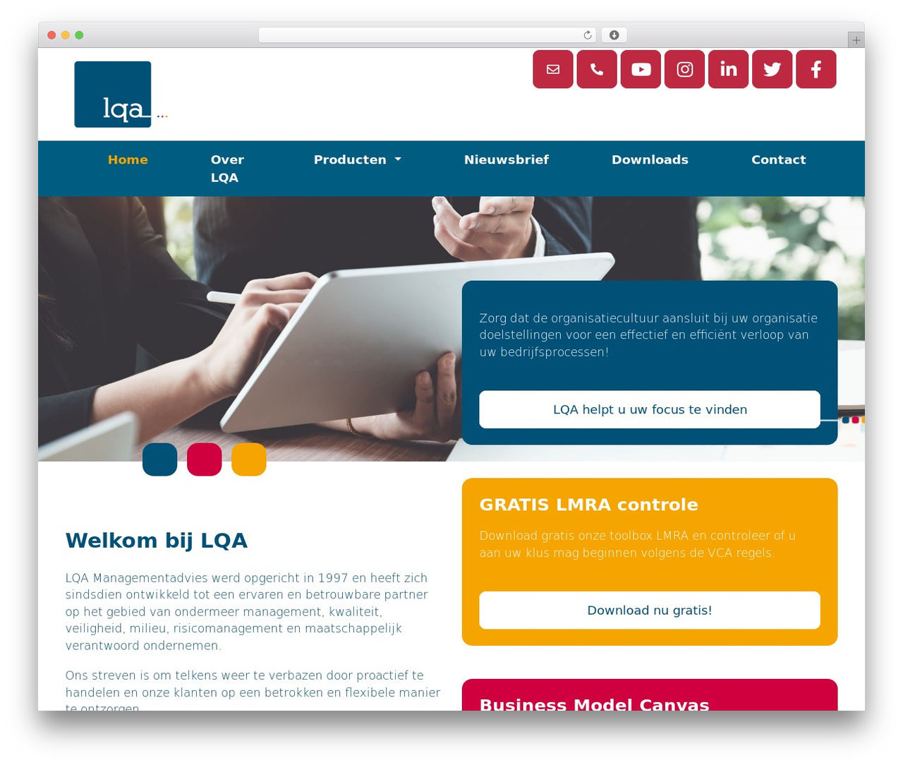 WordPress website theme dodo_theme - lqa.nl