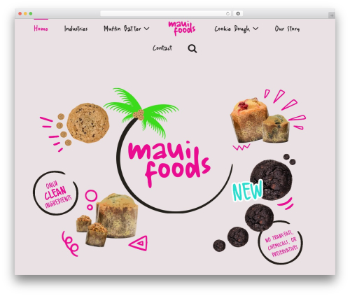 Avada theme WordPress - mauifoods.net