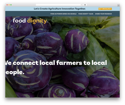 Beaver Builder Theme premium WordPress theme - fooddignitymovement.org