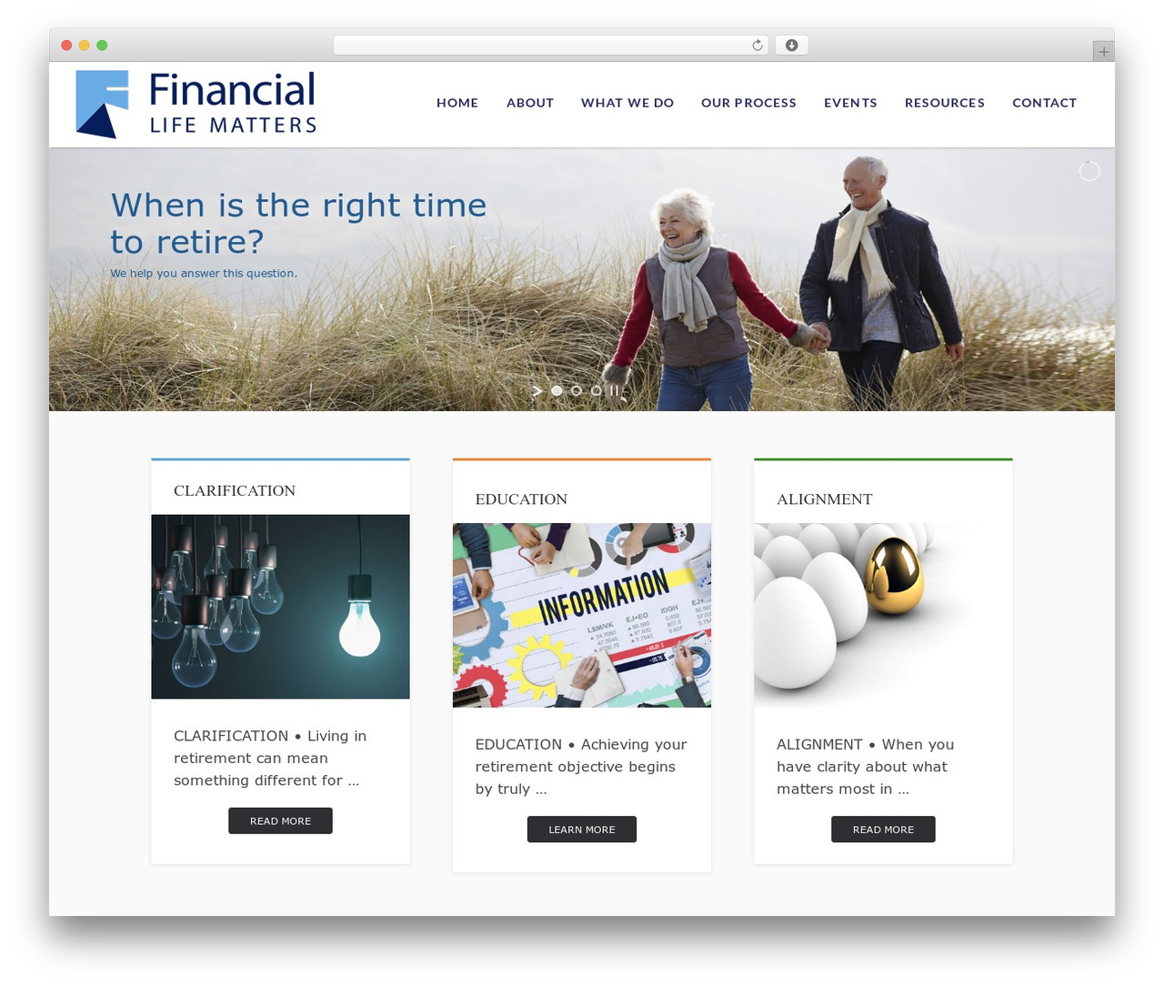 Genesis WordPress theme - financiallifematters.com