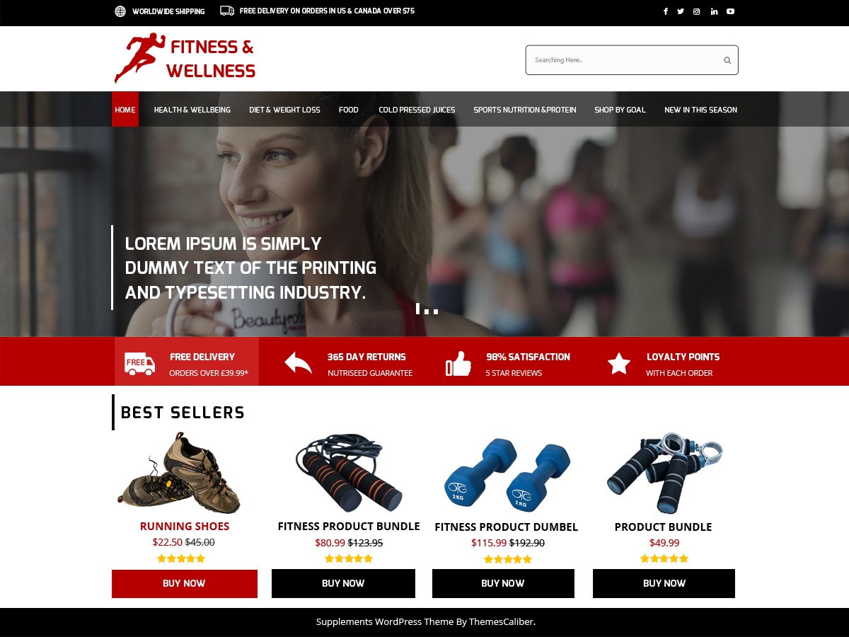 Medical Supplements Store best WooCommerce theme