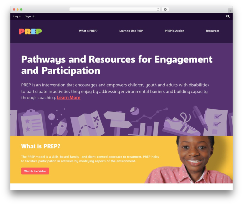 Prep WordPress theme - prepintervention.ca