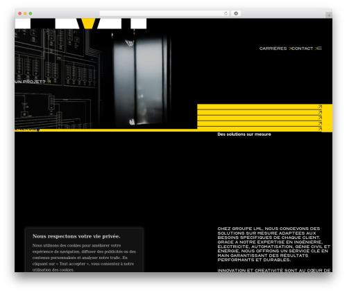 Réactif WordPress theme - groupelml.ca