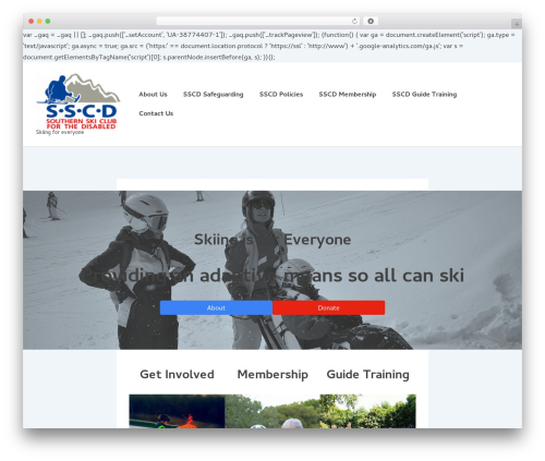 Responsive best WordPress theme - sscd.org.uk