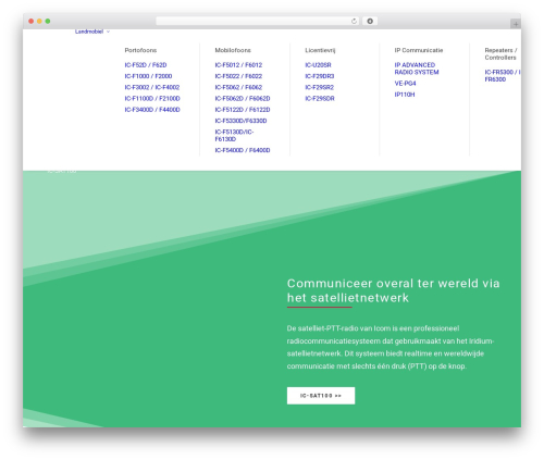 Uncode WordPress theme design - amcom.nl