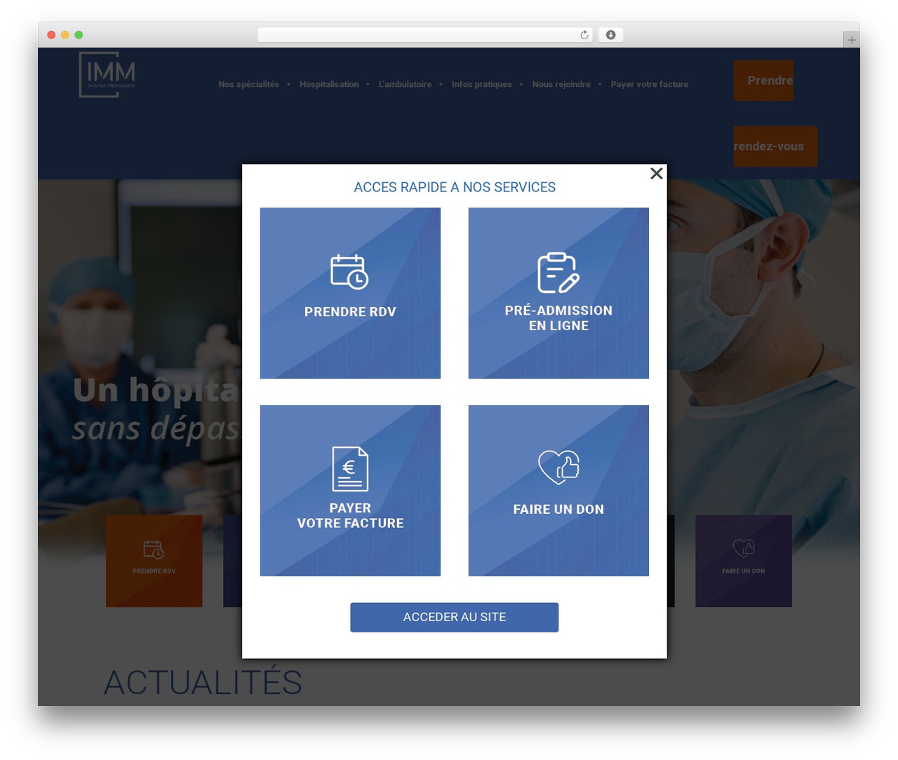 WordPress theme imm - imm.fr