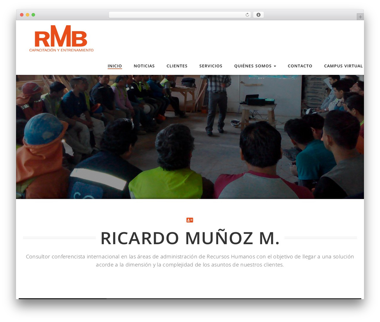 WordPress theme Integral - rmbcapacitacion.cl