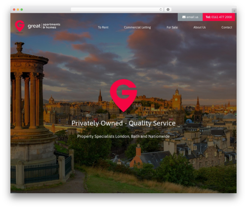 WordPress theme Platform81 Theme - greatapartments.co.uk