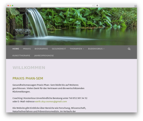 Accent WordPress website theme - pemalebensberatung.ch