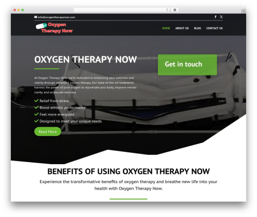 Divi theme WordPress - oxygentherapynow.com