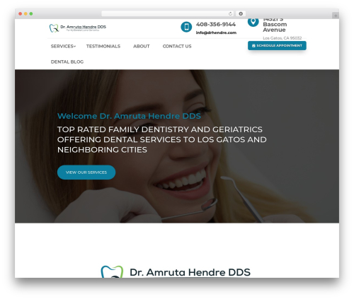 Divi WordPress theme - drhendre.com