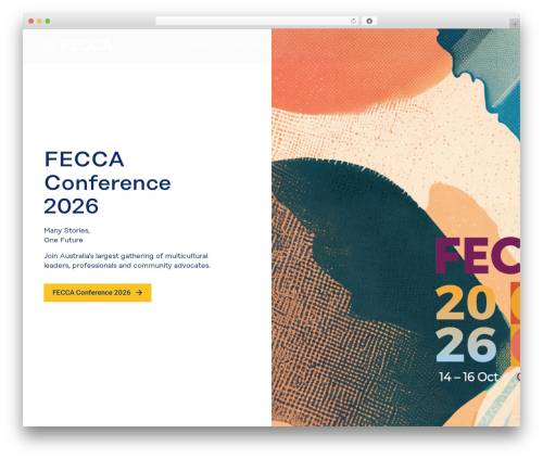FECCA theme WordPress - fecca.org.au