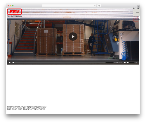 fev WordPress page theme - f-e-v.co.uk