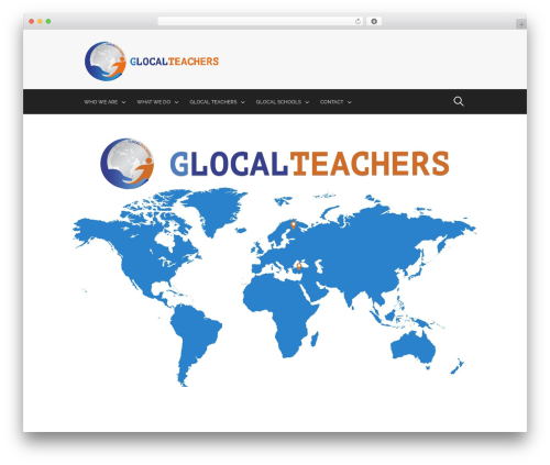 First WordPress theme design - glocalteachers.com First WordPress theme design - glocalteachers.com