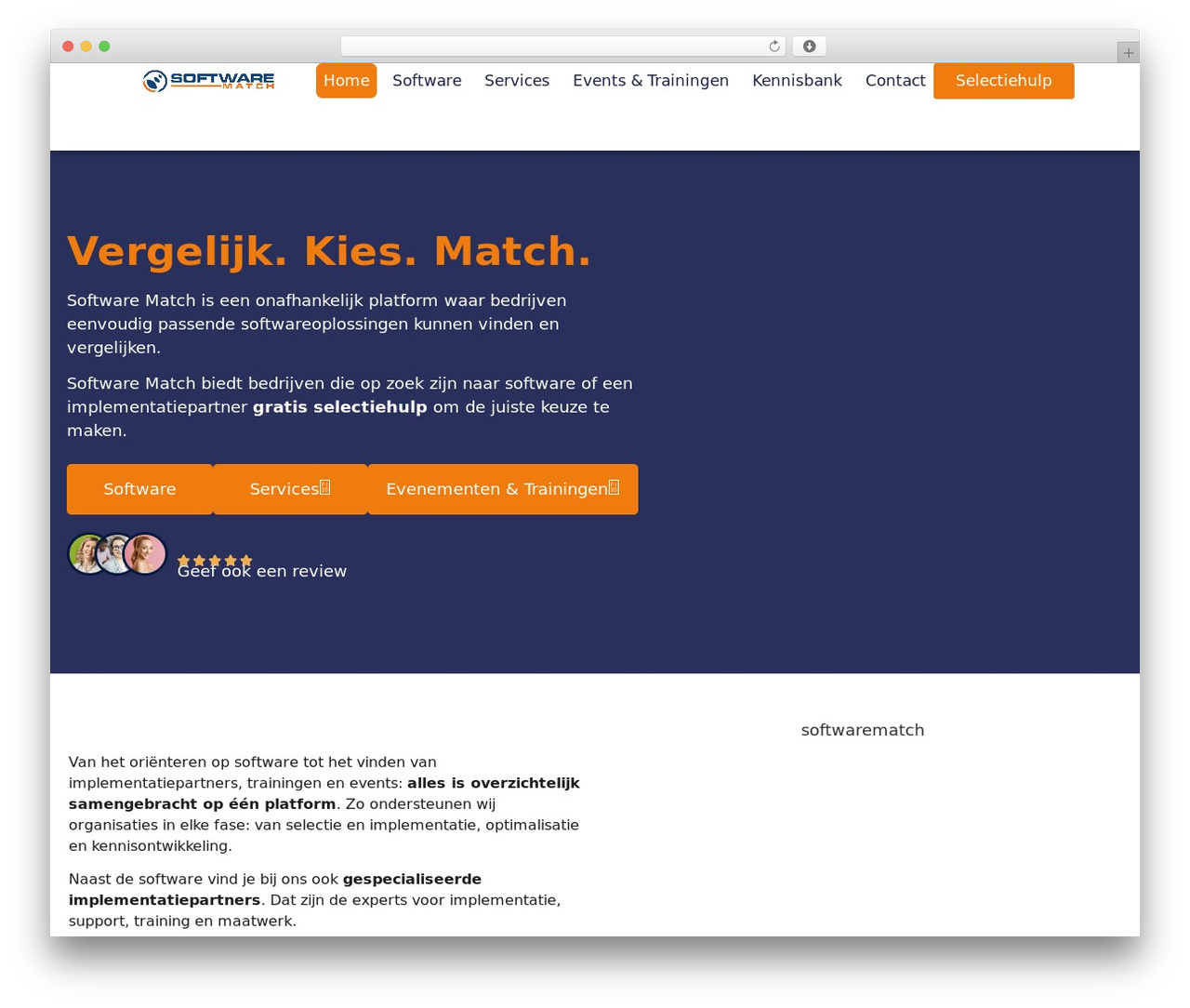 Hello Elementor theme WordPress - softwarematch.nl