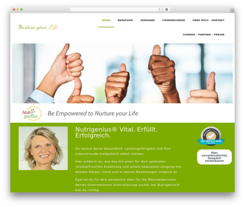 Wpeventplus WordPress plugin - nutrigenius.de