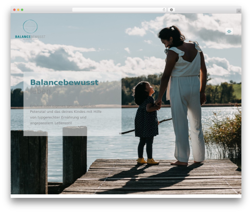 Litho WordPress theme - balancebewusst.ch