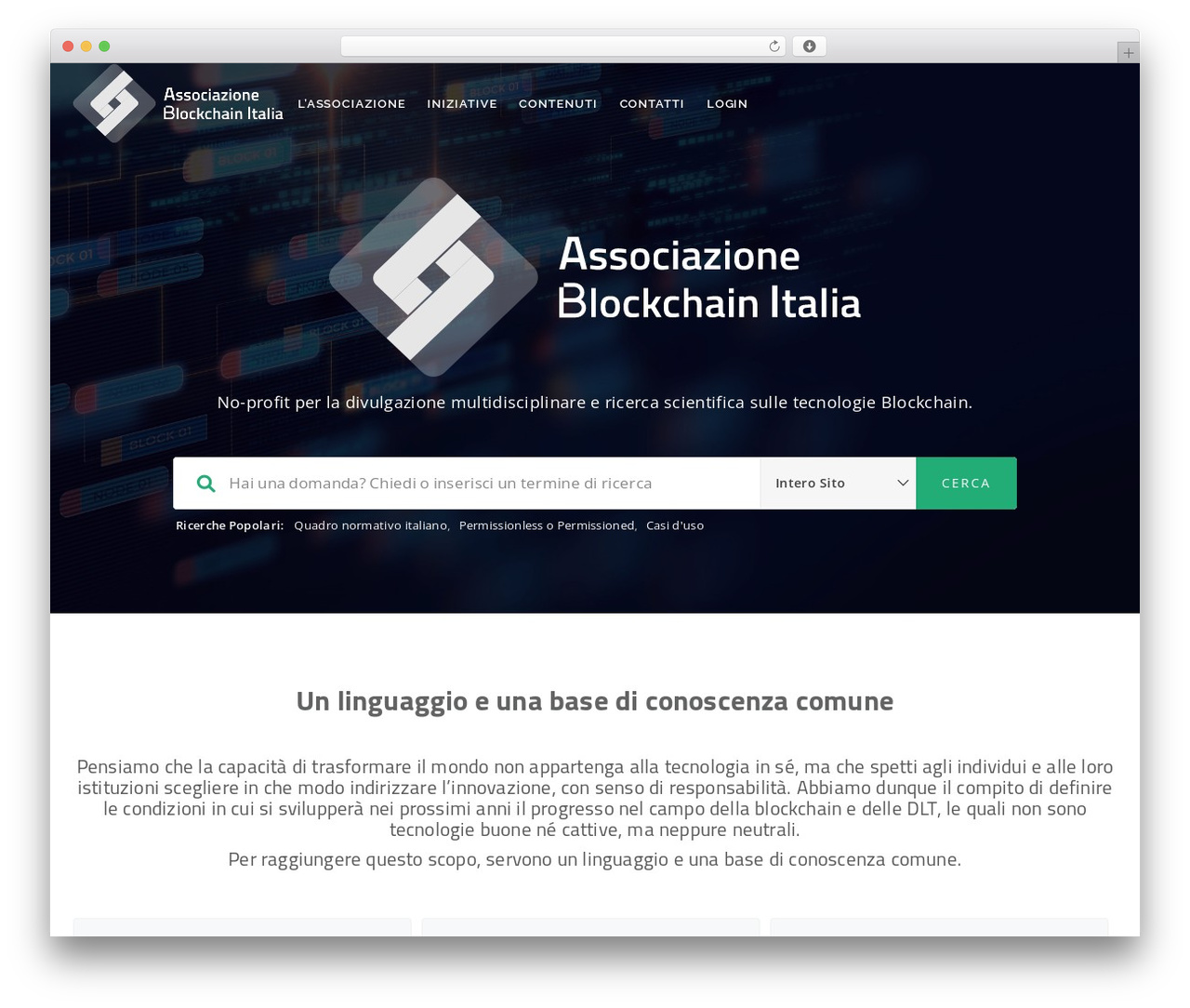 Manual WordPress theme - associazioneblockchain.it Manual WordPress theme - associazioneblockchain.it
