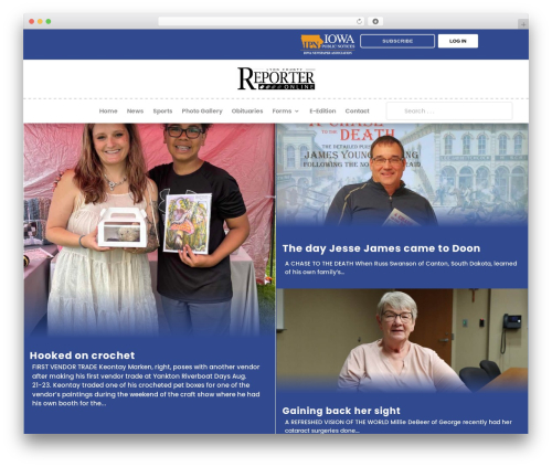 Theme WordPress Divi - lyoncountyreporter.com