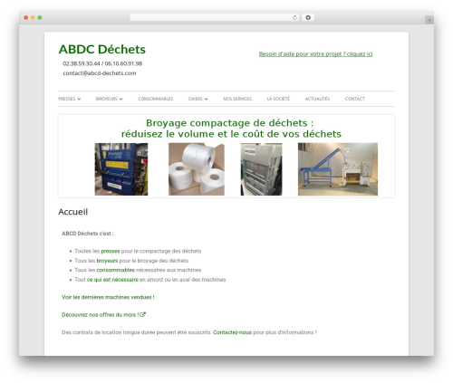 Tiny Framework free WP theme - abcd-dechets.com Tiny Framework free WP theme - abcd-dechets.com