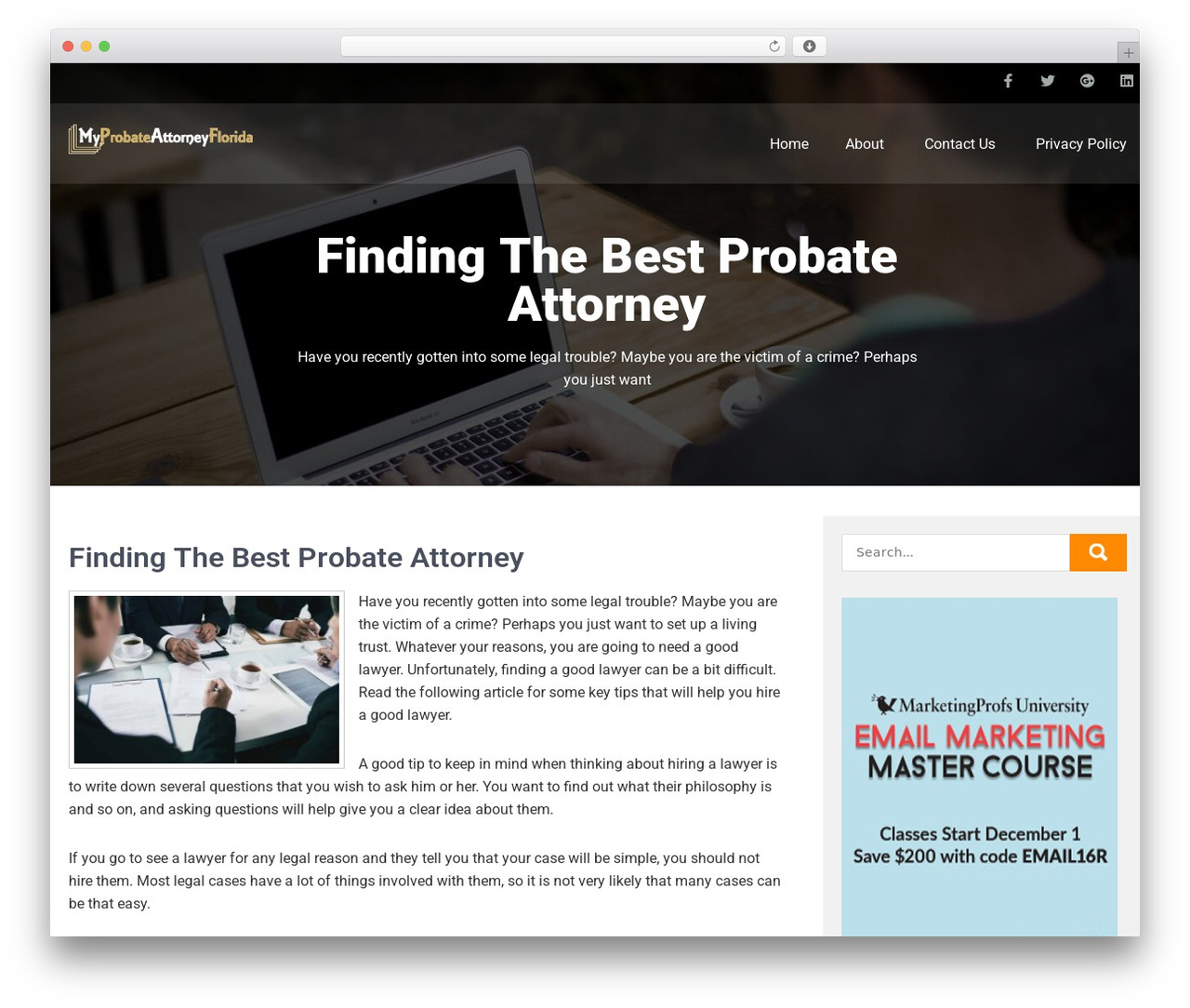 WordPress theme Elevation Lite - myprobateattorneyflorida.com WordPress theme Elevation Lite - myprobateattorneyflorida.com