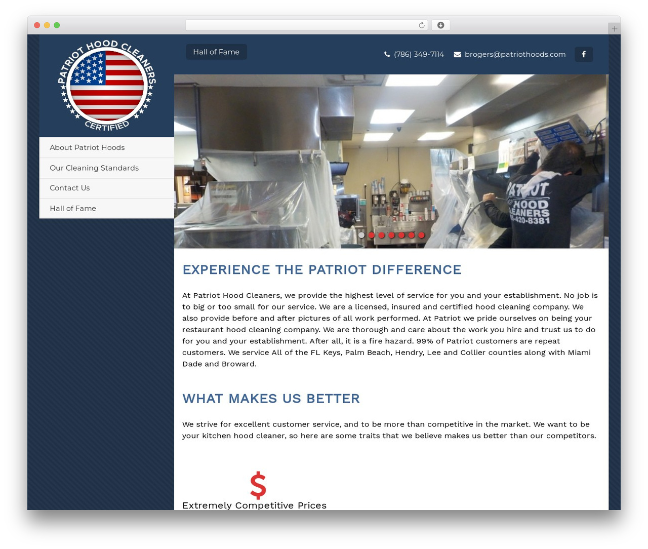 WordPress theme Bootstrap Basic4 - patriothoods.com