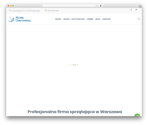 WordPress theme Cleaning Services - miotlaczarownicy.com.pl