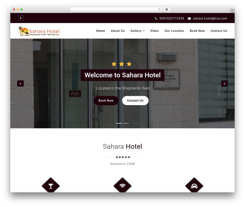WordPress theme Hotelone - saharabethlehem.com