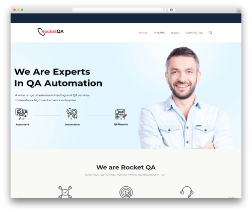 WordPress theme SeoRocket - rocketqa.com