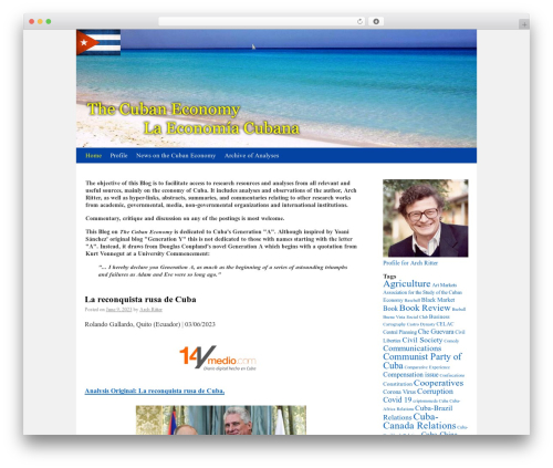 Arch's Theme WordPress theme - thecubaneconomy.com