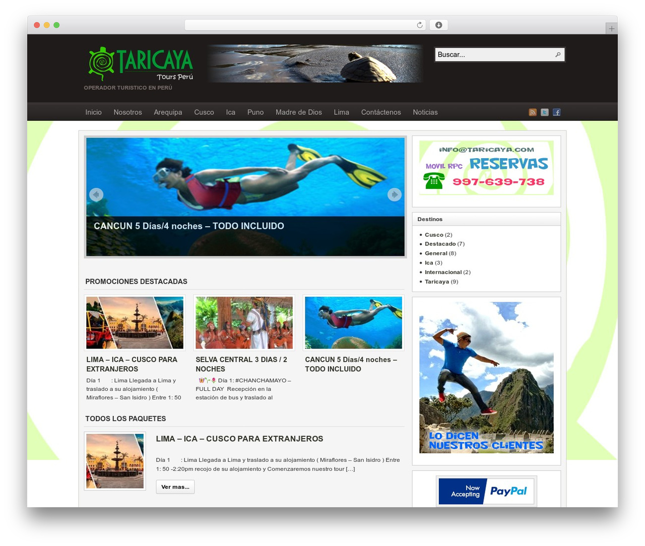 Arras WordPress theme - taricaya.com
