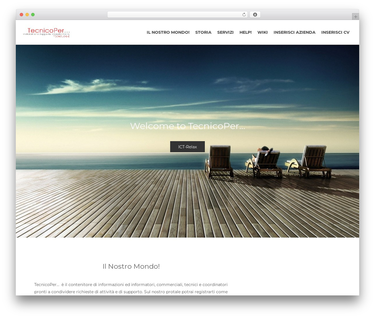 Bazaar WordPress theme - tecnicoper.it