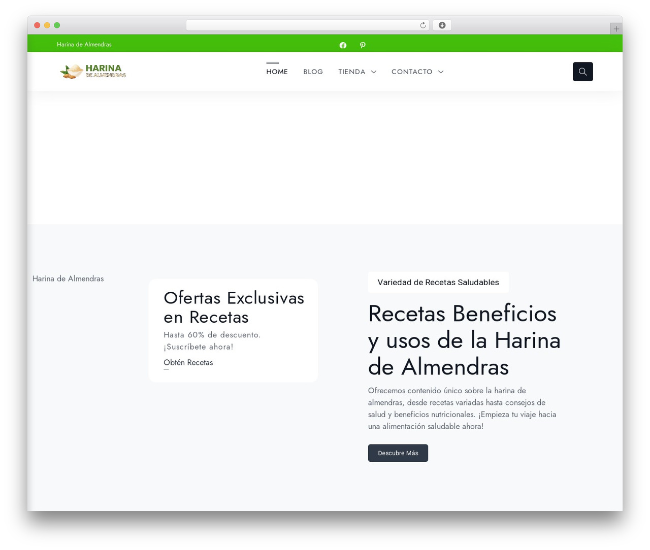 BookChoix WordPress theme - harinadealmendras.com