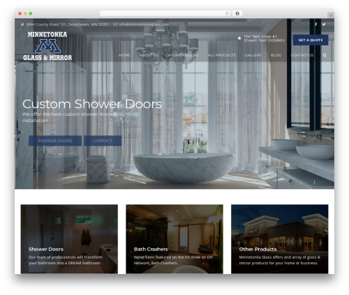 BuilderPress WordPress theme - minnetonkaglass.com