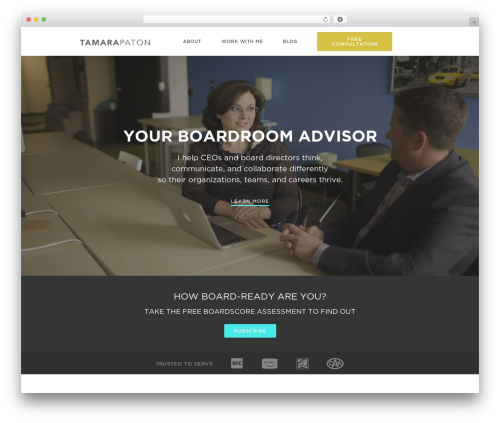 Conversion Cats WordPress theme - tamarapaton.com
