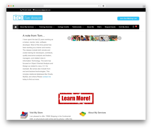 Subscribe by email WordPress plugin - tomaronsoneducator.com
