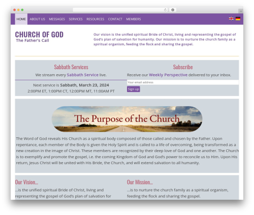 Page Links To free WordPress plugin - thefatherscall.org