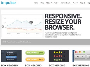 Impulse Child WordPress theme by Manishg