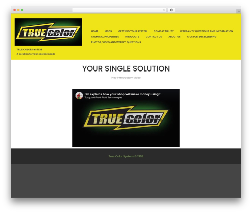 Layers top WordPress theme - truecolorsystem.com