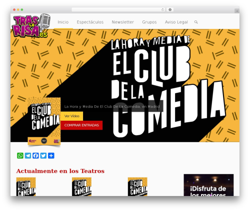 Seatera premium WordPress theme - traslarisa.es