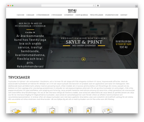 text4u WordPress theme - text4u.com