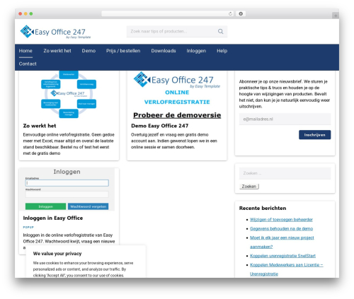 Theme WordPress Easy Development Theme - easyoffice247.nl