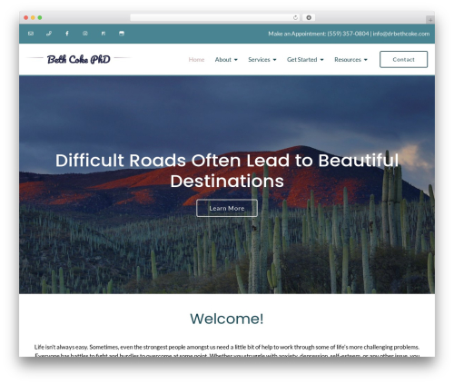 Theme WordPress Megatheme - drbethcoke.com