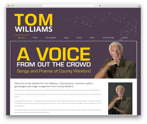 Theme WordPress TW-Theme - tomwilliams.ie