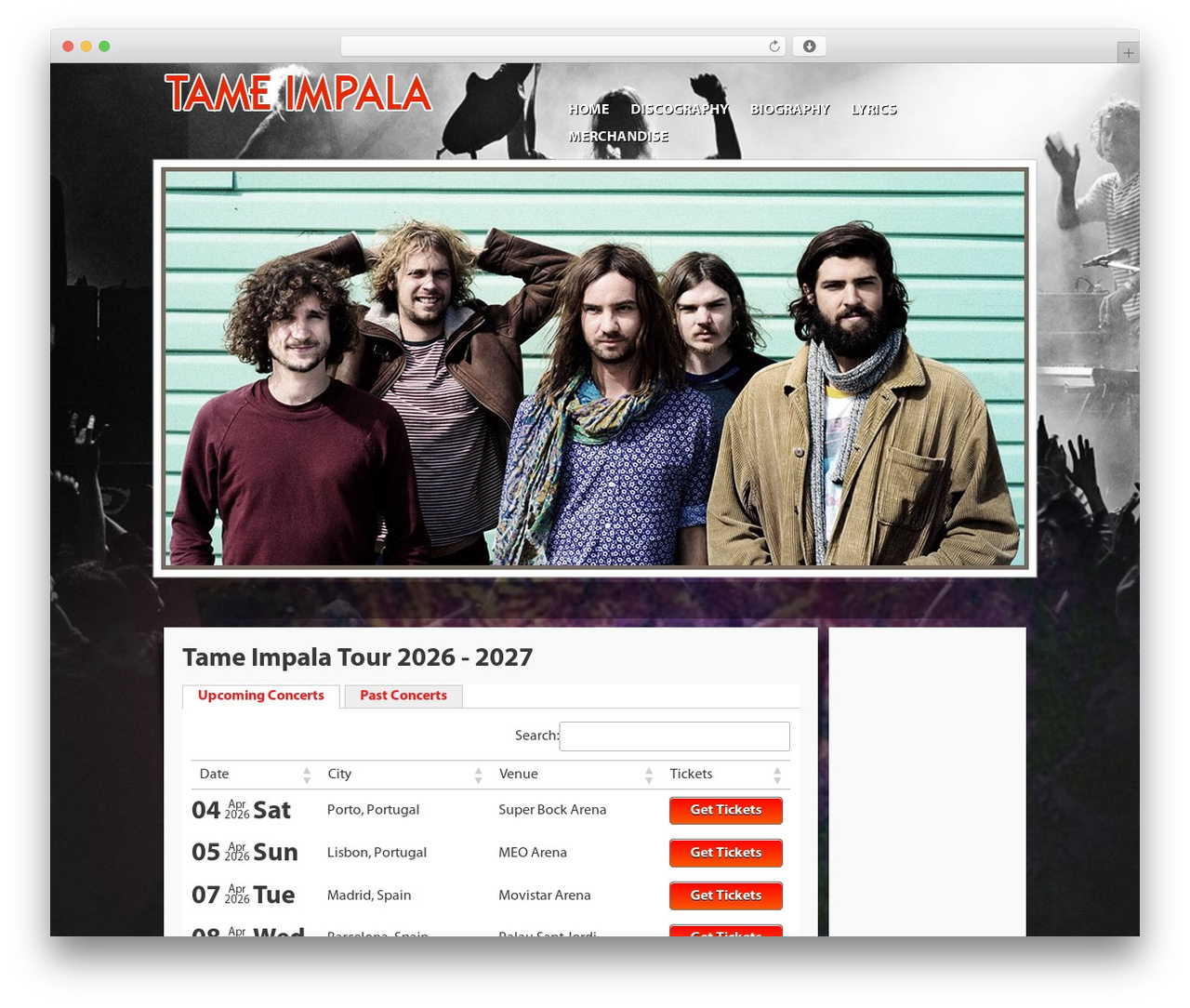 Tour Theme theme WordPress - tameimpalatourdates.com Tour Theme theme WordPress - tameimpalatourdates.com